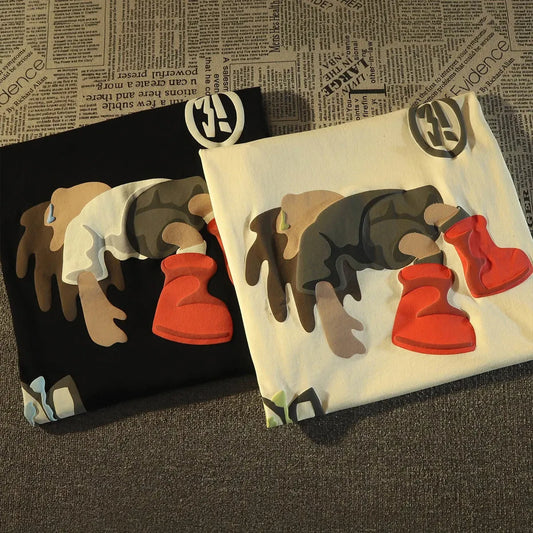 Personalized American Men Clothing T Shirt Summer, High Street Vintage..