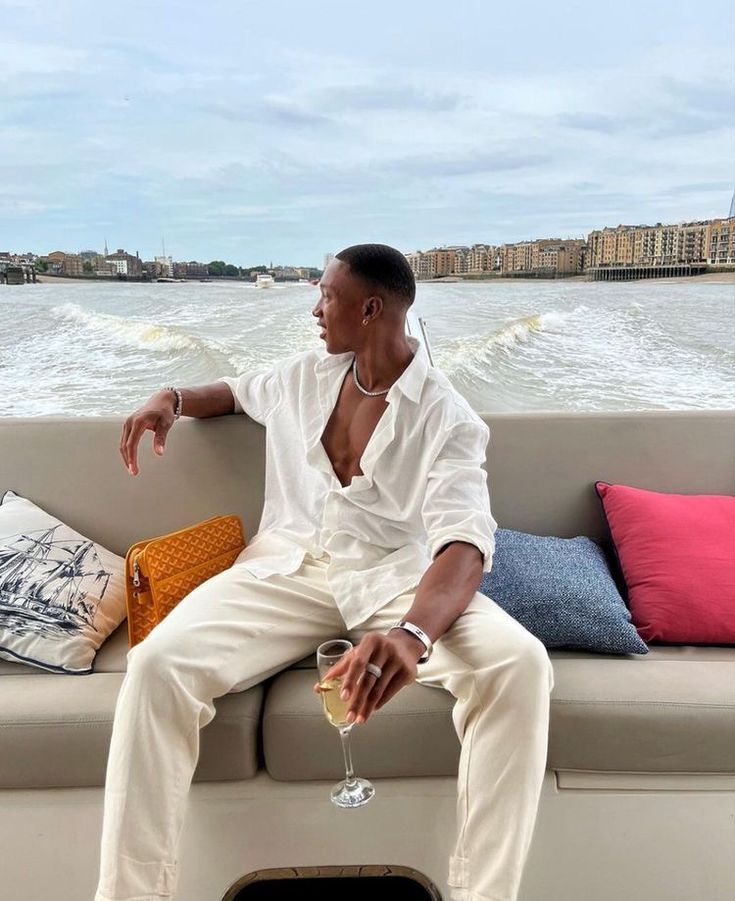 Breezy Vibe – Men's Cotton Linen Beach Shirt