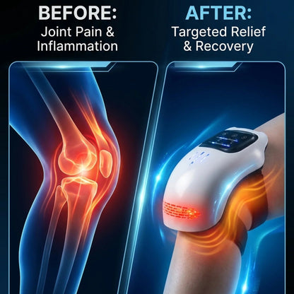 Knee Massager With Heat And Red Light Therapy