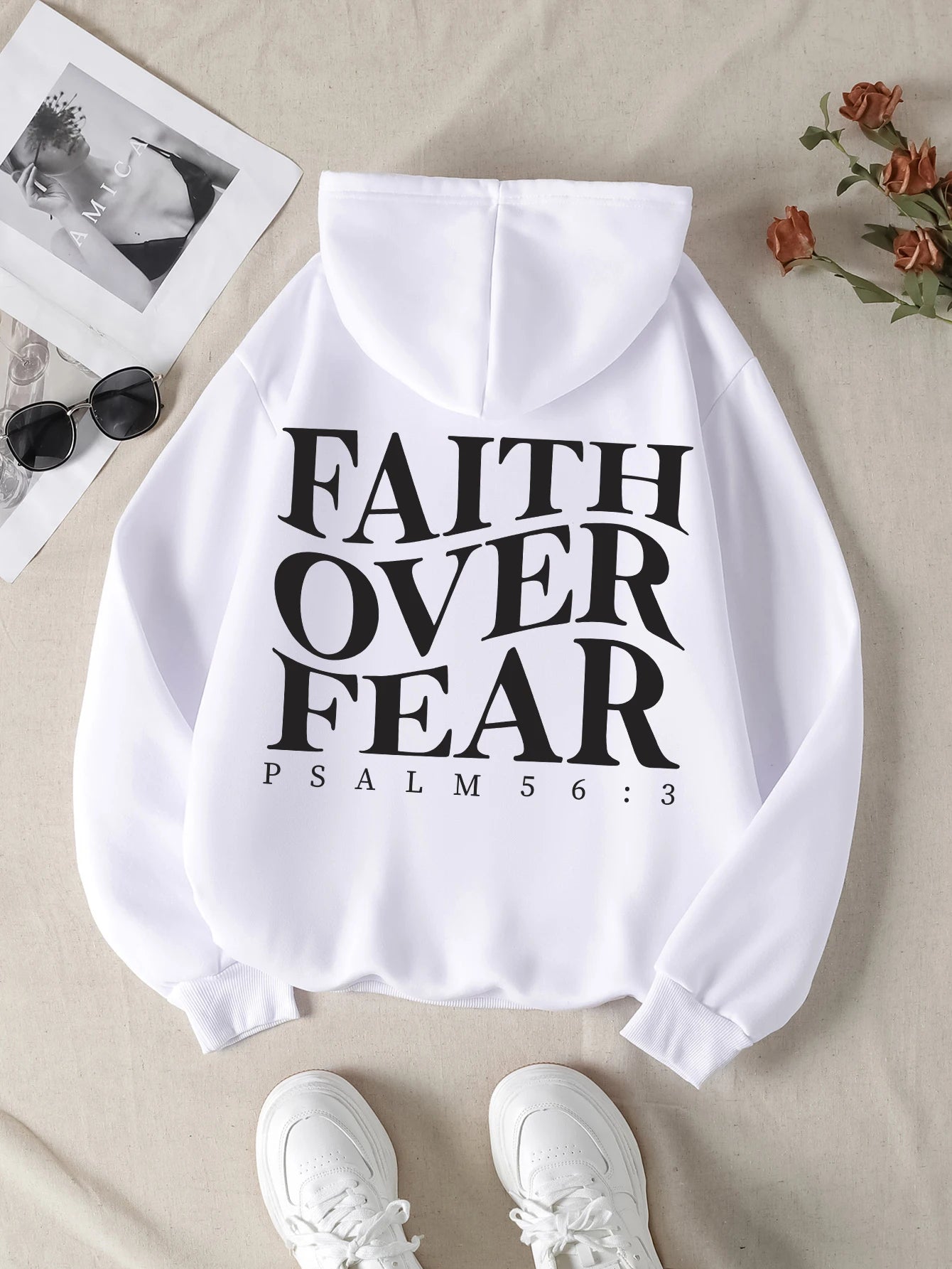 Faith Over Fear Hoodie – 2025 | Unisex Christian Streetwear