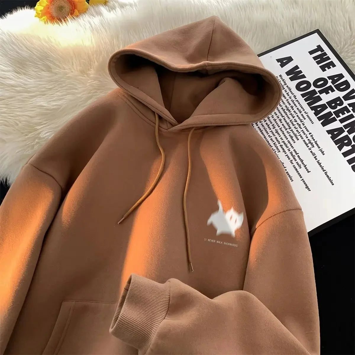 Casual Loose Men's Hoodie Sweatshirt, Fashionable Versatile.