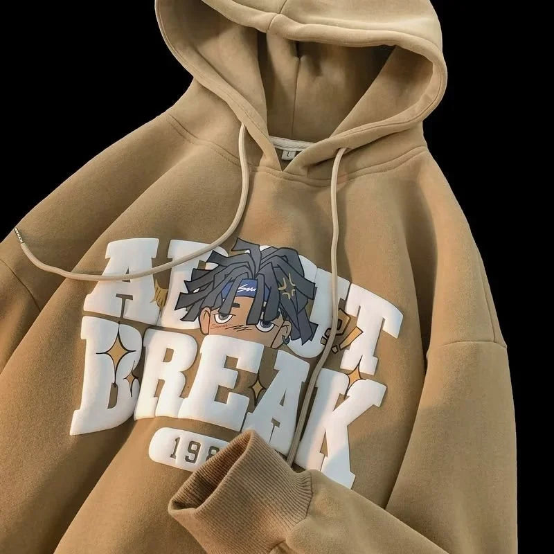 Retro Toon Blast Hoodie – Y2K Streetwear | Vintage Cartoon Graphic