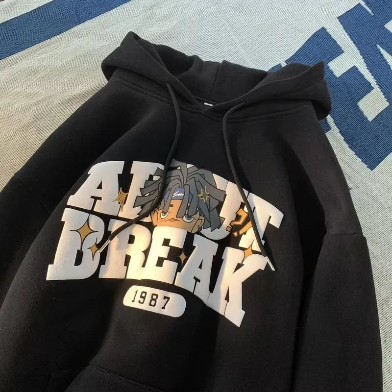 Retro Toon Blast Hoodie – Y2K Streetwear | Vintage Cartoon Graphic