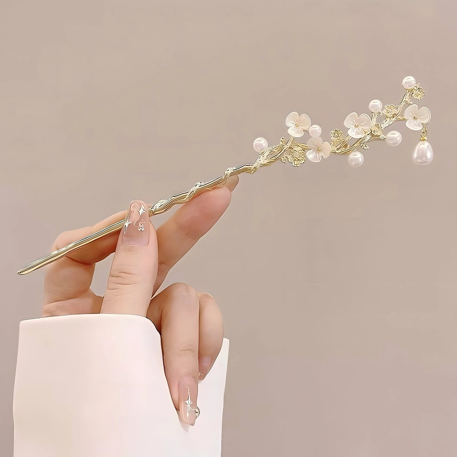 Elegant Chinese Style Hair Clip Tassel Hair Stick.