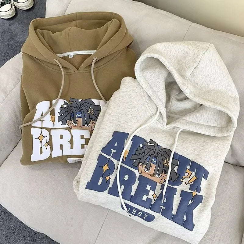 Retro Toon Blast Hoodie – Y2K Streetwear | Vintage Cartoon Graphic