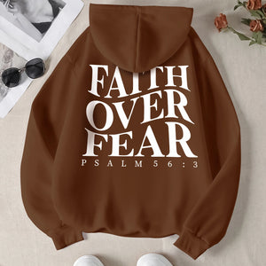 Faith Over Fear Hoodie – 2025 | Unisex Christian Streetwear