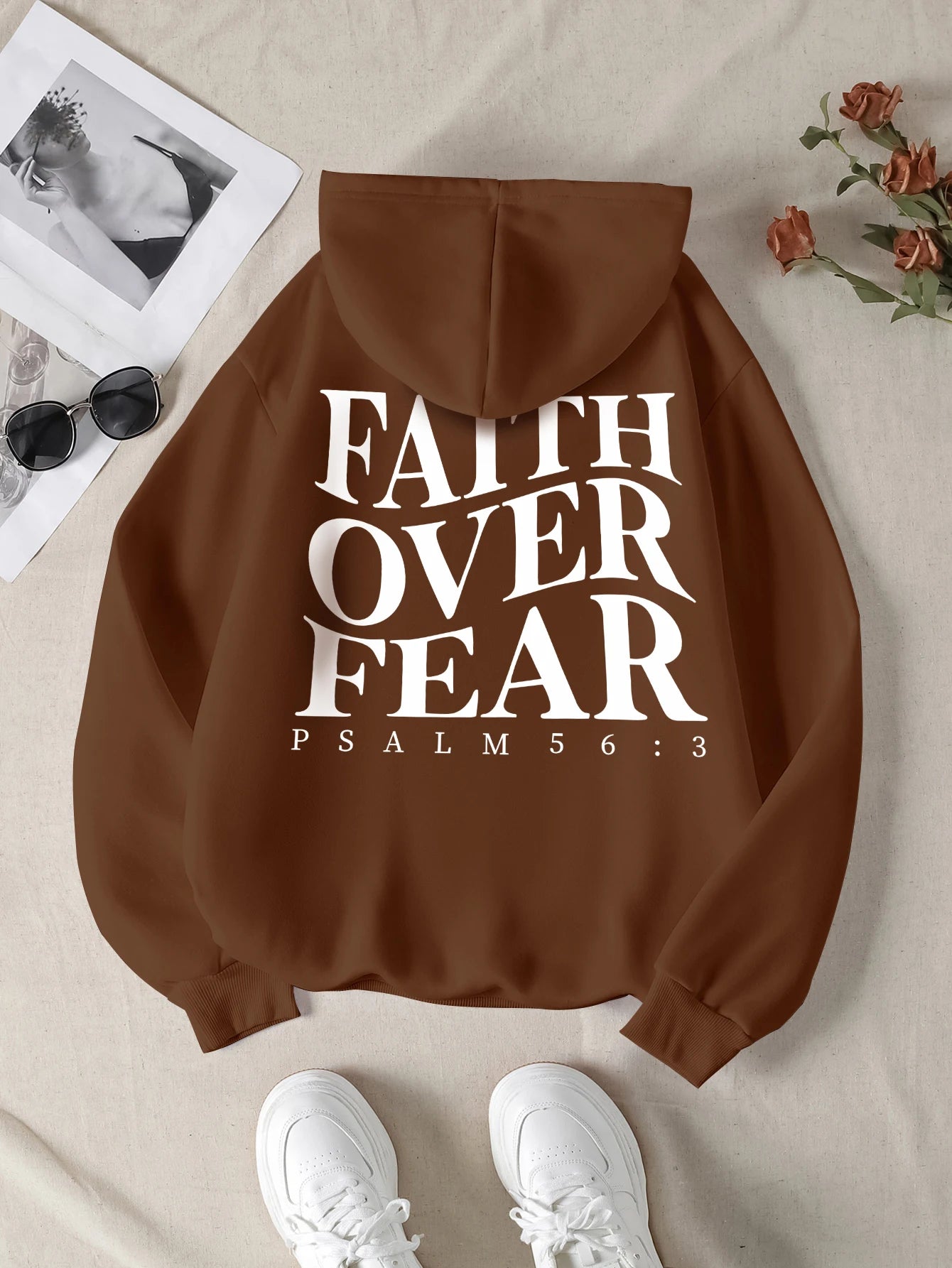 Faith Over Fear Hoodie – 2025 | Unisex Christian Streetwear
