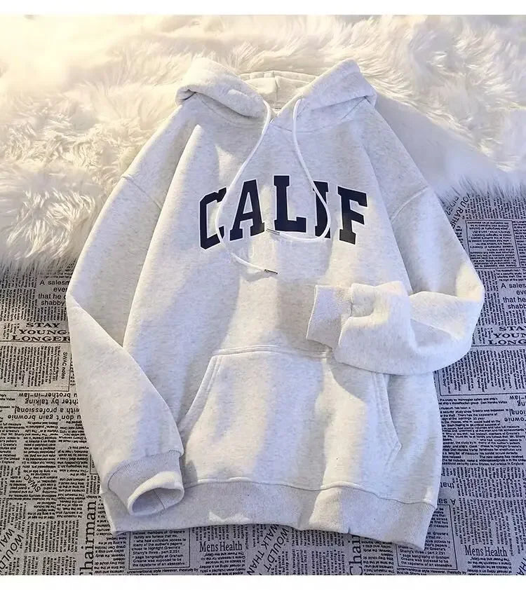 Frost Flex, Korean Oversized Fleece Hoodie – Thick, Trendy & Street-Ready