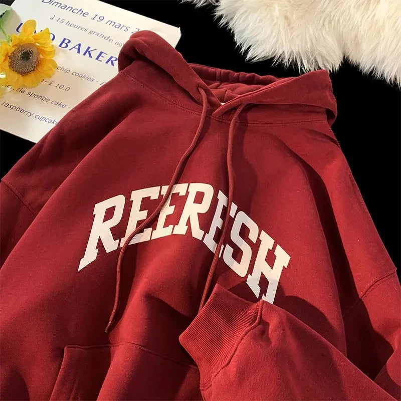 American Letter Hip Hop High Street Sweatshirts..