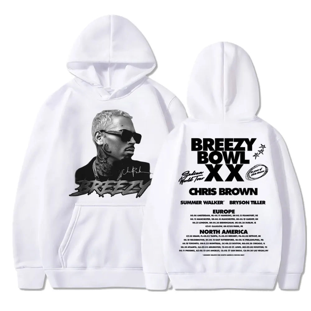 Chris Brown 2025 Tour Hoodie – Hip Hop Vibes Pullover
