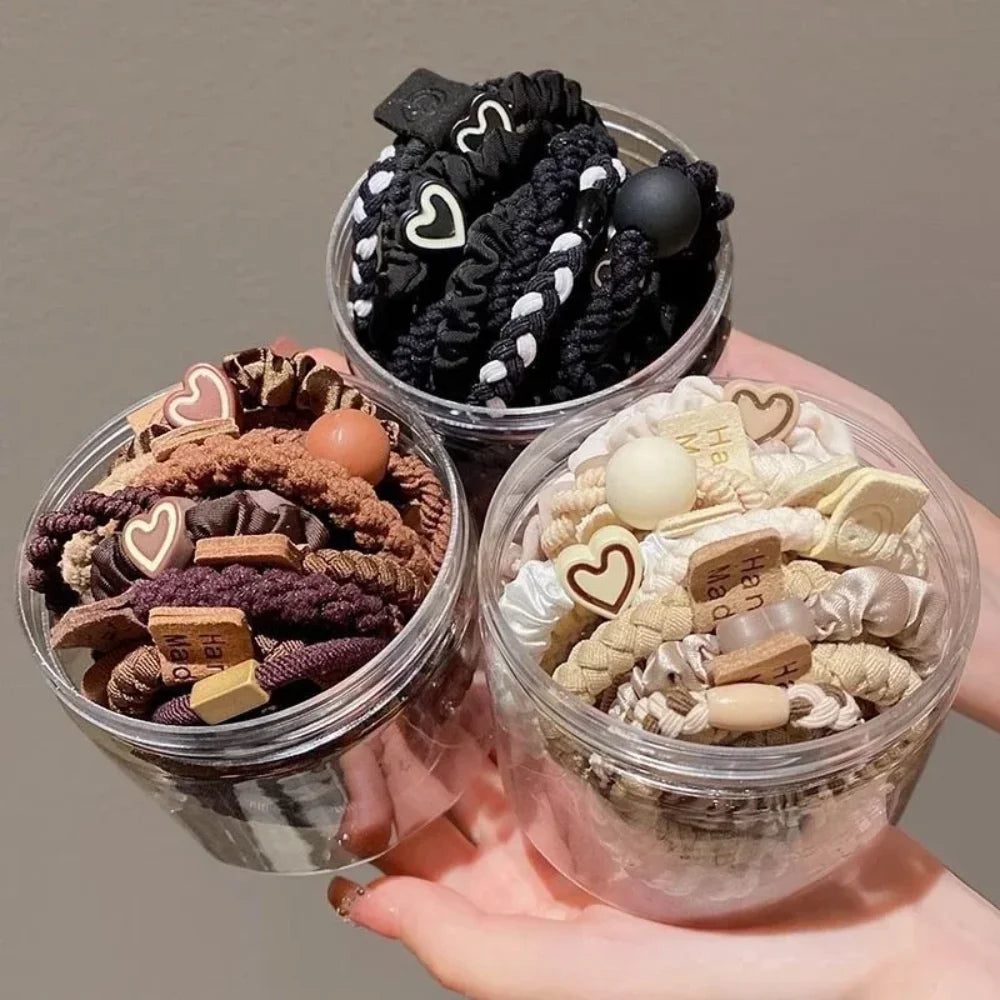 Elegant High-Elastic Hair Ties – Sleek Ponytail Essentials