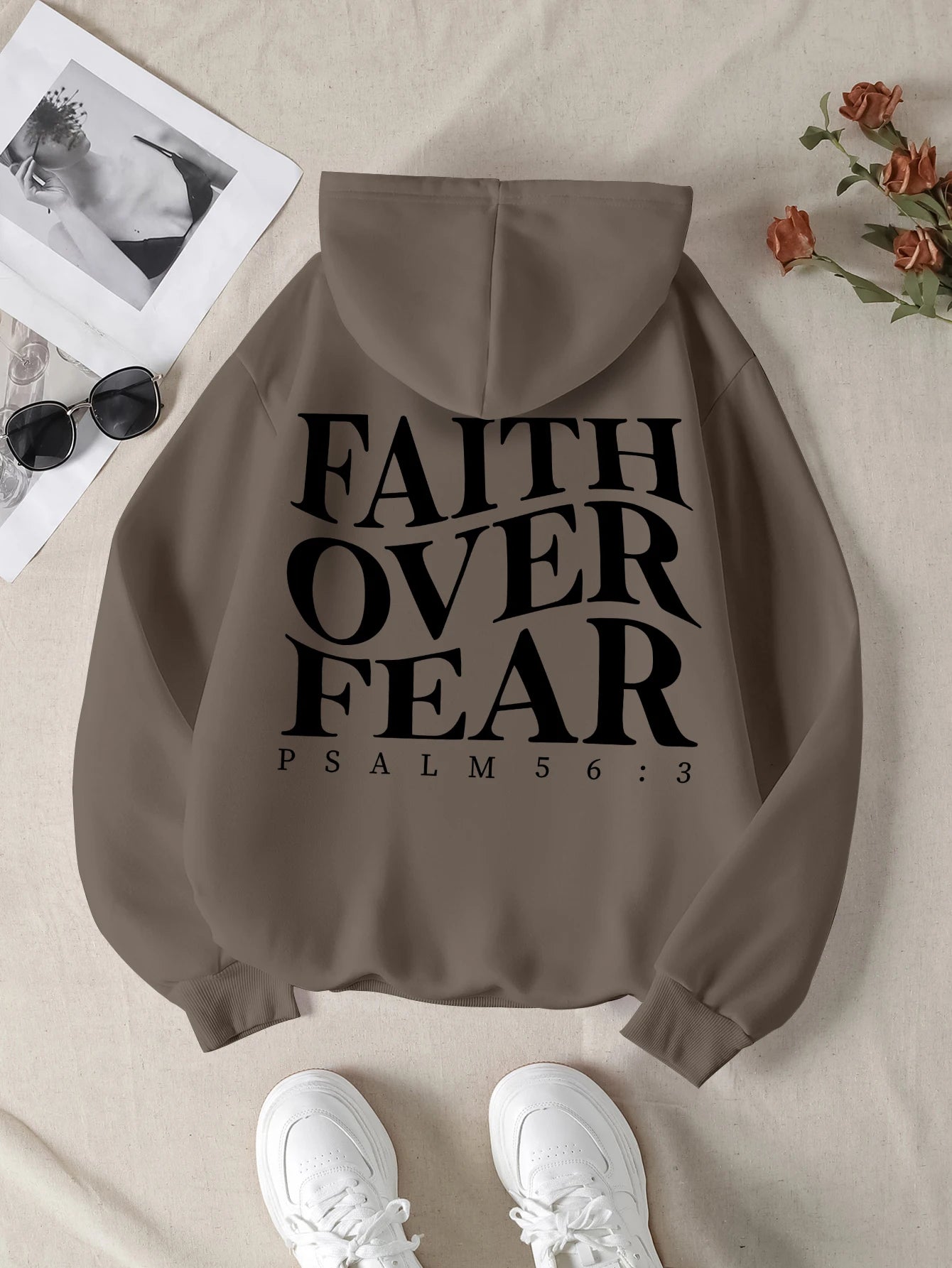 Faith Over Fear Hoodie – 2025 | Unisex Christian Streetwear