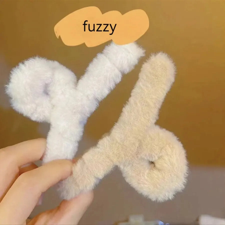 54pcs Milk Tea Hair Set – Autumn/Winter Neutral Bands & Clips