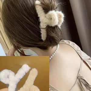 54pcs Milk Tea Hair Set – Autumn/Winter Neutral Bands & Clips