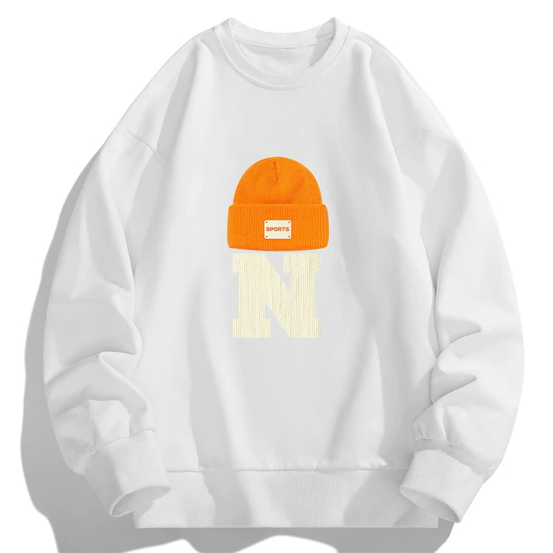 Graphic Flex Long Sleeve Pullover – Men’s Urban Streetwear Hoodie Tee