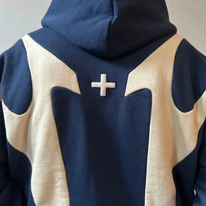Devil DripY2K Retro Zip-Up Hoodie – Couple Streetwear for Him & Her.