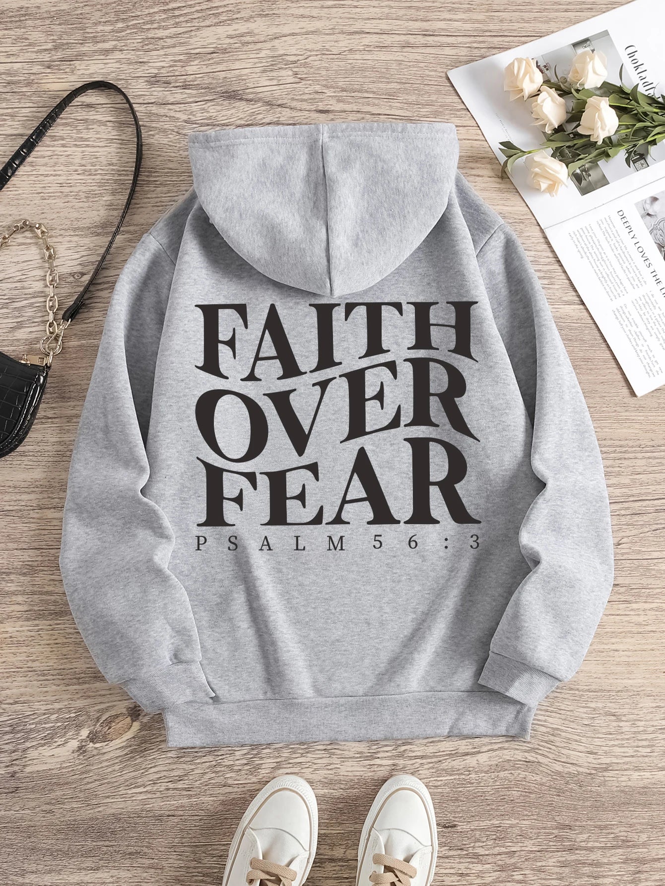 Faith Over Fear Hoodie – 2025 | Unisex Christian Streetwear
