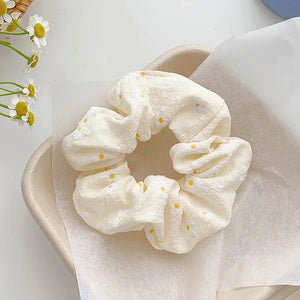 Cute Marble Leather Hair Rings – Spring/Summer Women’s Scrunchies