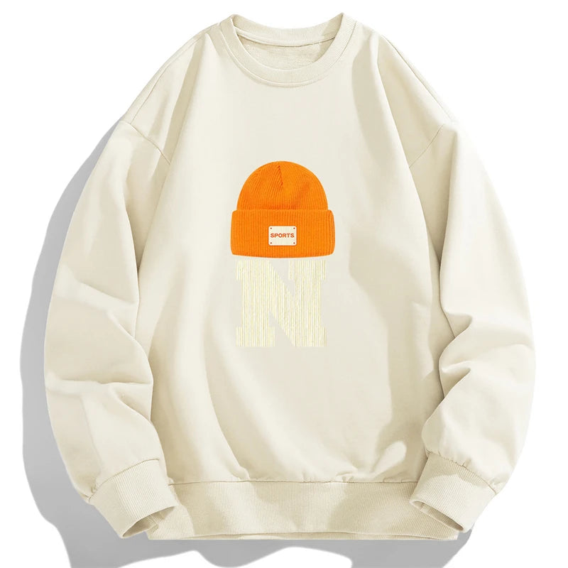 Graphic Flex Long Sleeve Pullover – Men’s Urban Streetwear Hoodie Tee