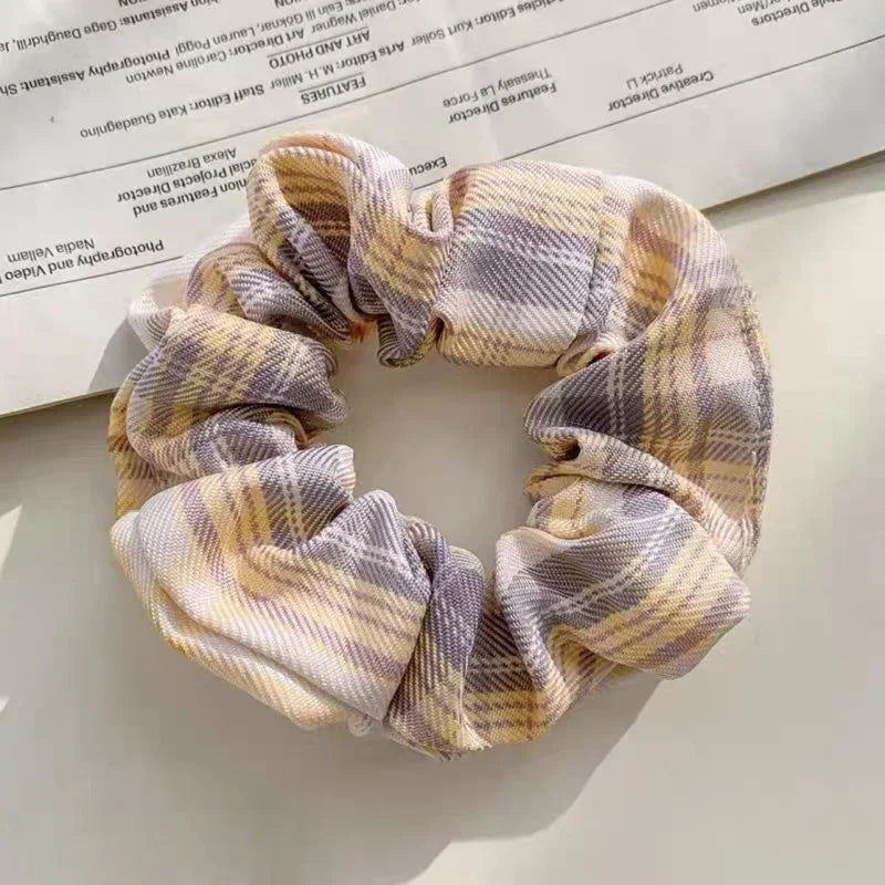 Cute Marble Leather Hair Rings – Spring/Summer Women’s Scrunchies