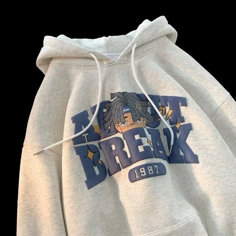 Retro Toon Blast Hoodie – Y2K Streetwear | Vintage Cartoon Graphic