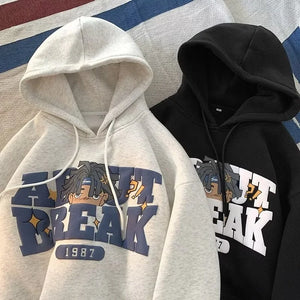 Retro Toon Blast Hoodie – Y2K Streetwear | Vintage Cartoon Graphic