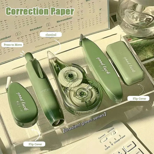 "5PC Instagram-Style Creative Correction Tape – Minimalist & Smooth"