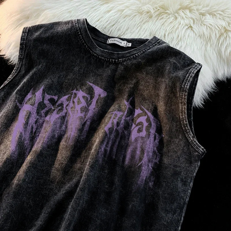 Street Cycling Vest – Men’s Sleeveless High Street Muscle..