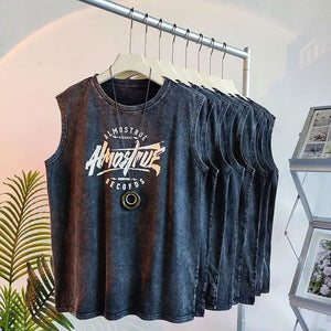 Bulls American Retro Washed Tank – Unisex Streetwear Vest