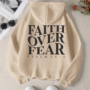 Faith Over Fear Hoodie – 2025 | Unisex Christian Streetwear