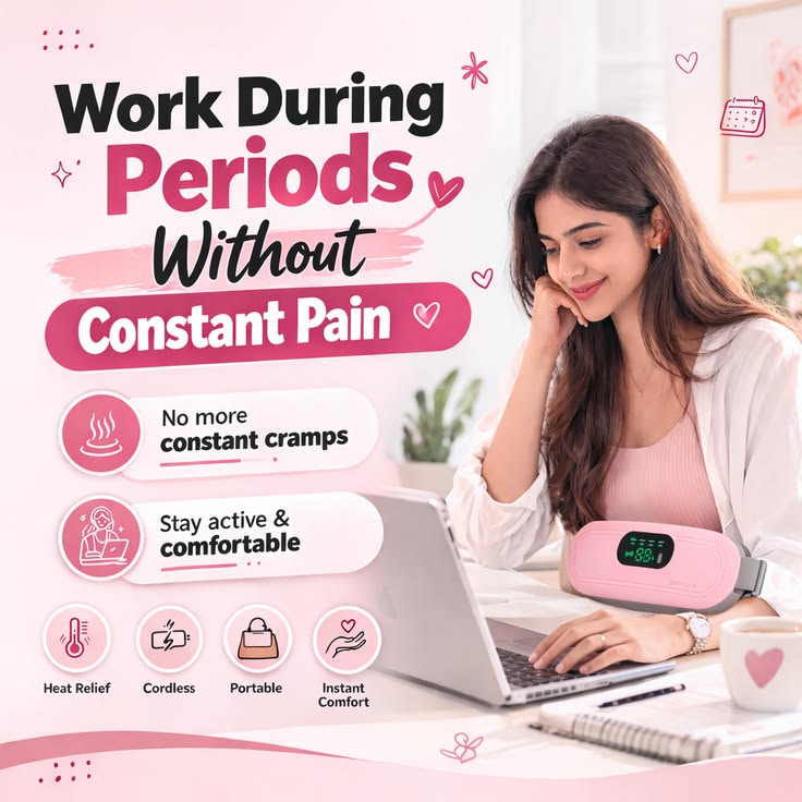 Menstrual Massager for Period Cramps Relief